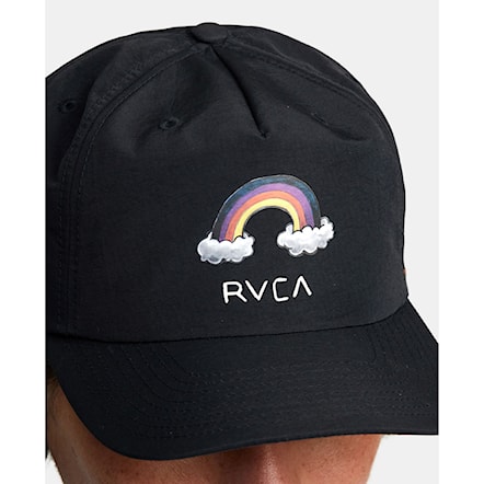 Czapka z daszkiem RVCA Rainbow Connection Snapback black 2023 - 5