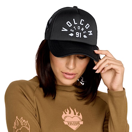 Kšiltovka Volcom Into Paradise Vintage Black 2025 - 1
