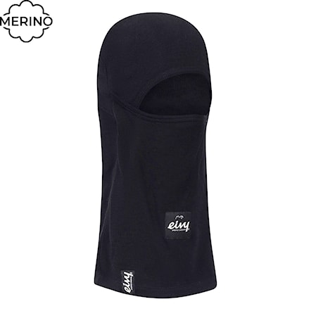 Kukla Eivy Hinge Merino Wool Rib Balaclava black 2026 - 1