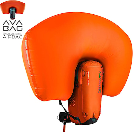 Lavínový batoh ORTOVOX Ascent 30 Avabag crazy orange 2021 - 1