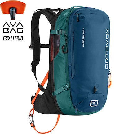 Avalanche Backpack ORTOVOX Avabag LiTRIC Freeride 28 petrol blue 2024 - 1