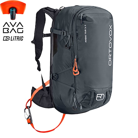 Avalanche Backpack ORTOVOX AVABAG LiTRIC Tour 36 S black steel 2025 - 1