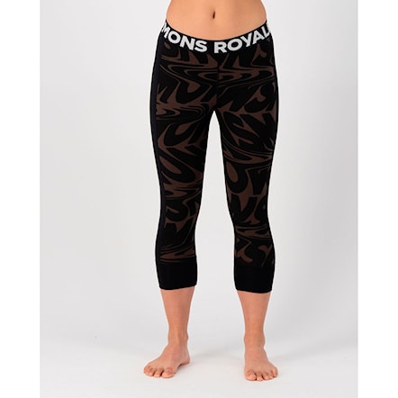 Leggings Mons Royale Wms Cascade Merino Flex 200 Legging signal lost cedar 2025 - 2