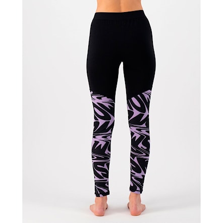 Leggings Mons Royale Wms Cascade Merino Flex 200 Legging signal lost lupin 2025 - 2