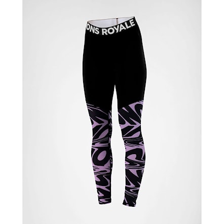 Leggings Mons Royale Wms Cascade Merino Flex 200 Legging signal lost lupin 2025 - 3