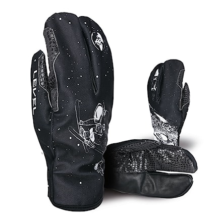 Snowboard Gloves Level Pro Rider Lobster pk black 2020 - 1