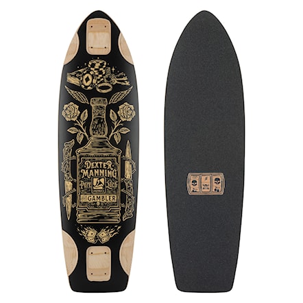 Industrial Design Black Metal Pipe Skateboard, Longboard Wall Mounted –  MyGift