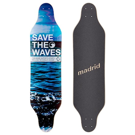Longboard Deck Madrid Weezer Maxed Save The Waves 2016 - 1