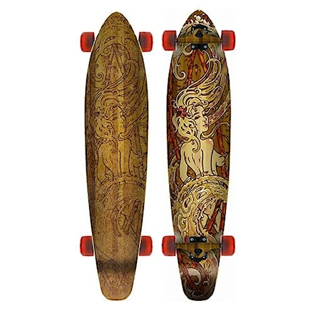 Longboard Globe Kaguya red - 1