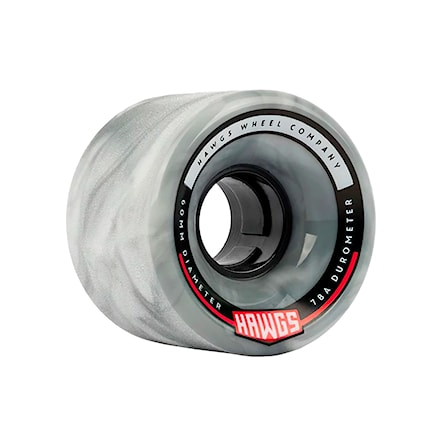 Longboard Wheels Hawgs Chubby grey/white swirl - 1