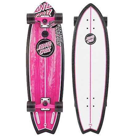 Longboard Santa Cruz Pink Shark - 1