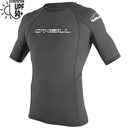 Lycra O'Neill Basic Skins S/S Rash Guard graphite 2024 - 1