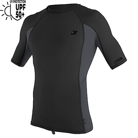 Lycra O'Neill Premium Skins S/S Rash Guard black/graphite/blackk 2024 - 1