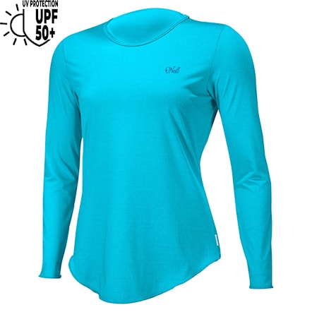 Lycra O'Neill Wms Blueprint L/S Sun Shirt turquoise 2023 - 1