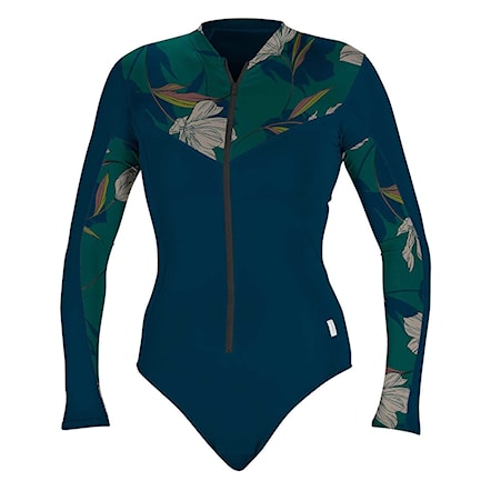 Lycra O'Neill Wms Front Zip L/S Surf Suit french navy/bridget 2020 - 1