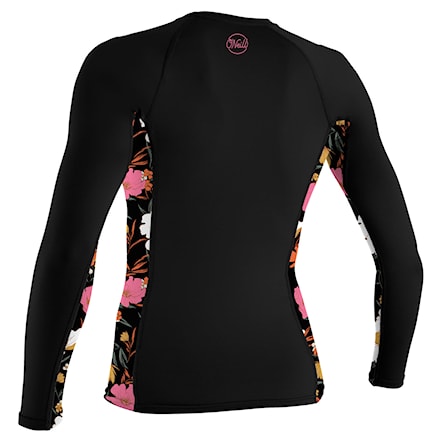 Lycra O'Neill Wms Side Print L/S Rash Guard black/bluemchen 2024 - 2