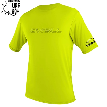 Lycra O'Neill Youth Basic Skins S/S Sun Shirt lime 2024 - 1