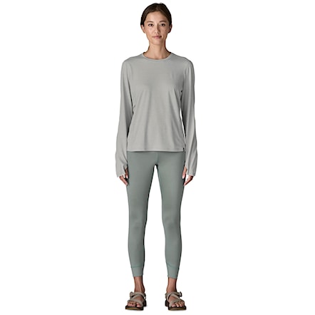 Lycra Patagonia W's L/S Cap Cool Sun Shirt crisp grey/salt grey 2026 - 4