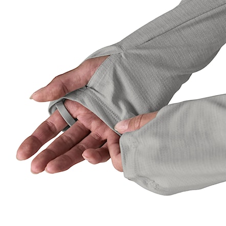 Lycra Patagonia W's L/S Cap Cool Sun Shirt crisp grey/salt grey 2026 - 6