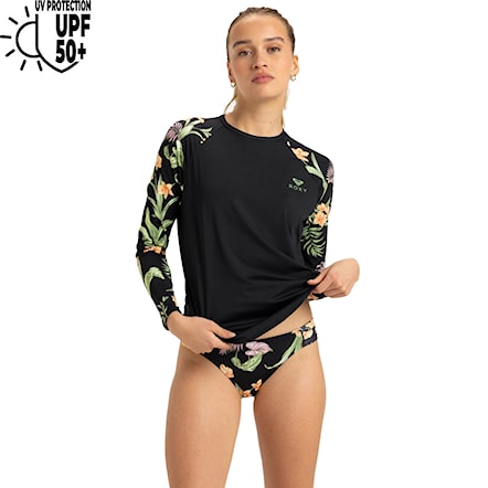 Lycra Roxy LS Lycra anthracite island escape 2025 - 1