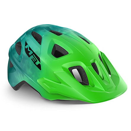 Kask rowerowy MET Eldar green tie-dye/glossy 2022 - 1