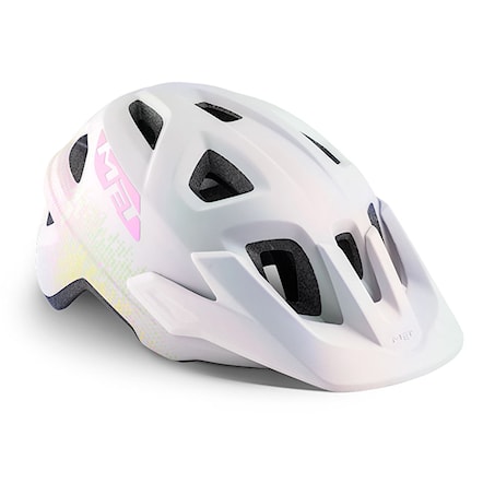 Bike Helmet MET Eldar iridescent white texture/matt 2022 - 1
