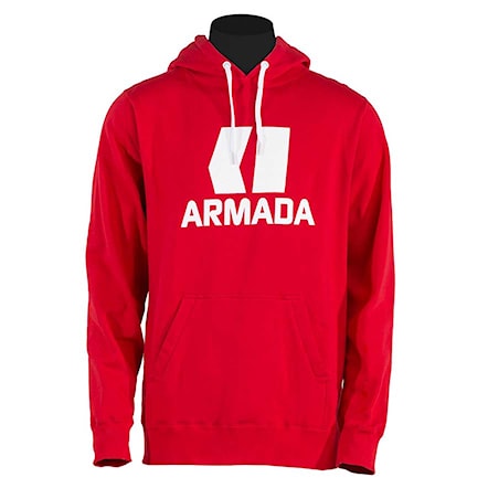 Bike bluza Armada Classic Pullover Hoody red 2015 - 1
