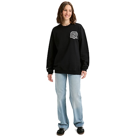 Hoodie Burton Collegiate Crew true black 2025 - 5