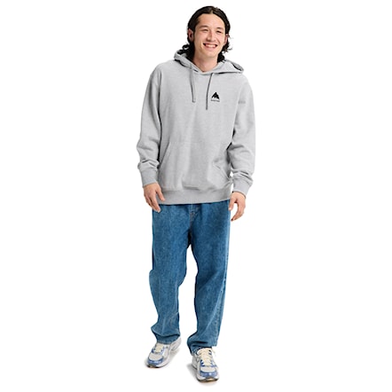 Hoodie Burton Mountain PO grey heather 2025 - 5