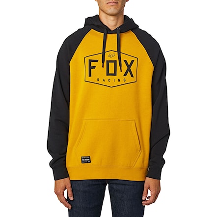 Bike Hoodie Fox Crest Pullover Fleece mustard 2020 - 1