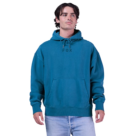 Mikina Fox Wordmark Oversized Fleece Po twilight 2025 - 1