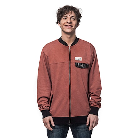 Bike mikina Horsefeathers Butch heather red 2016 - 1
