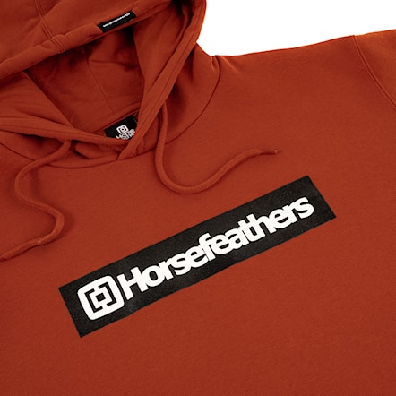 Hoodie Horsefeathers Drown orange rust 2024 - 3