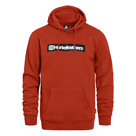 Hoodie Horsefeathers Drown orange rust 2024 - 1