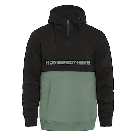 Bluza Horsefeathers Fulton black/iceberg green 2025 - 1