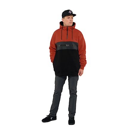 Bluza Horsefeathers Fulton ginger/black 2025 - 2