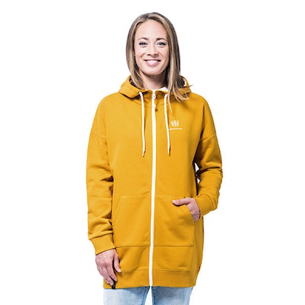 Bike Hoodie Horsefeathers Lacey golden yellow 2021 - 1