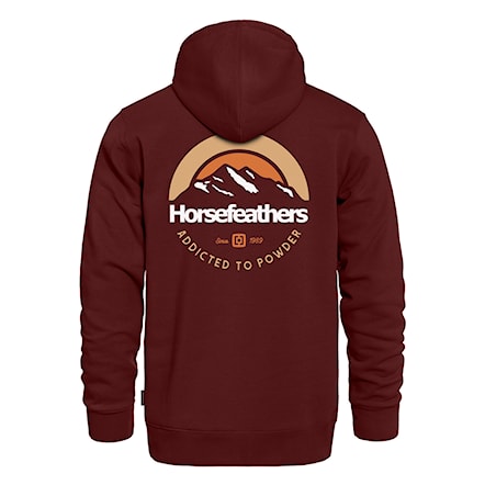 Bluza Horsefeathers Mount red pear 2024 - 1