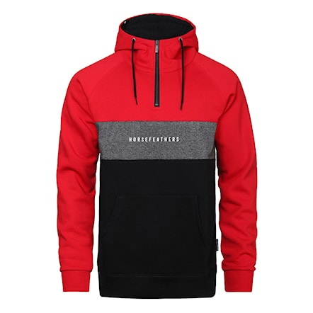 Hoodie Horsefeathers Topper true red 2022 - 1