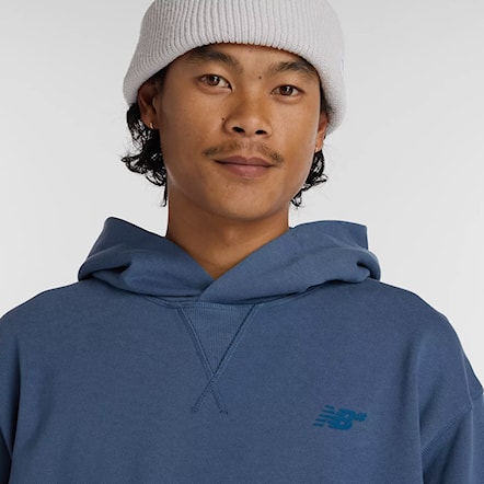 Mikina New Balance Numeric French Terry Hoodie vintage indigo 2025 - 5