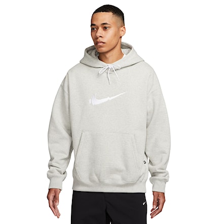Hoodie Nike SB Fleece Copyshop Swoosh grey heather 2023 - 1