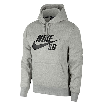 Bike bluza Nike SB Icon Hoodie dk grey heather/black 2019 - 1