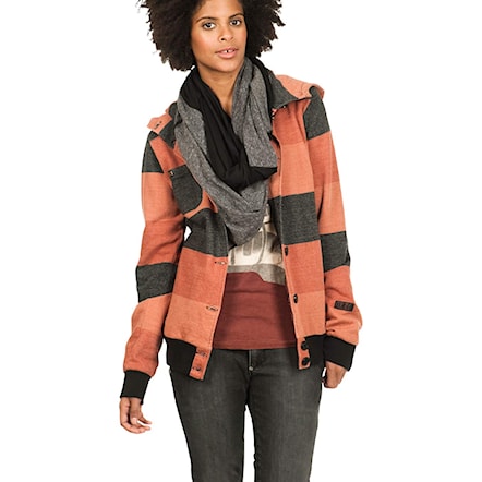 Bike bluza Nikita Frazier Hoodie arabian spice/baked clay/black 2014 - 1