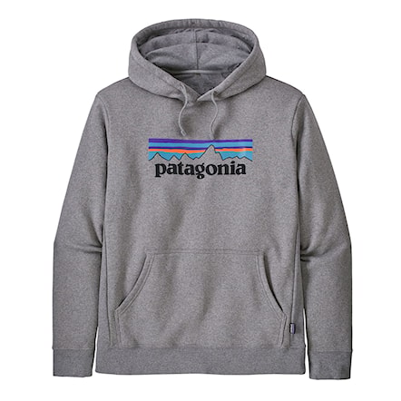 Mikina Patagonia P-6 Logo Uprisal Hoody gravel heather 2024 - 3