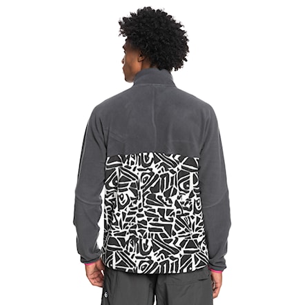 Hoodie Quiksilver Go First abstract logo snow white 2022 - 3