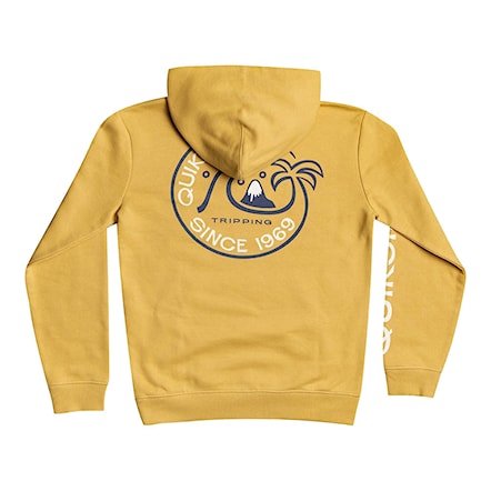 Bike Hoodie Quiksilver Into The Wide Youth rattan 2021 - 1