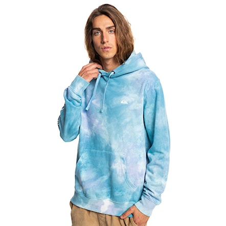 Mikina Quiksilver Natural Tie Dye Cloudy airy blue cloudy tie dye 2022 - 1