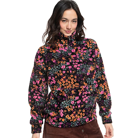Mikina Roxy Live Out Loud anthracite floral daze 2023 - 3