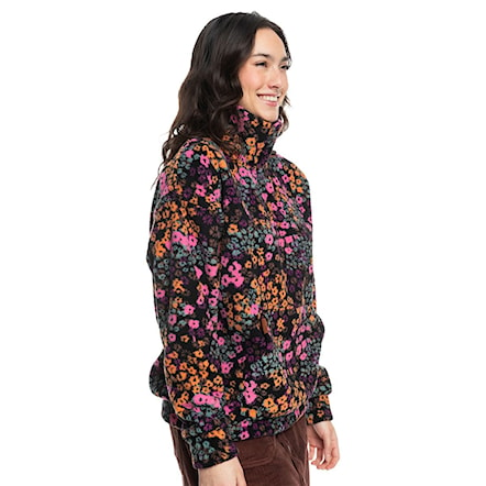Mikina Roxy Live Out Loud anthracite floral daze 2023 - 4