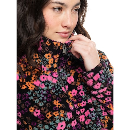 Mikina Roxy Live Out Loud anthracite floral daze 2023 - 9